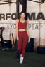 Burgundy Sport Legging