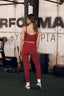 Burgundy Sport Legging